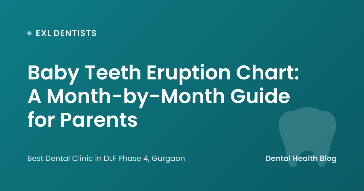 Baby Teeth Eruption Chart: A Month-by-Month Guide for Parents